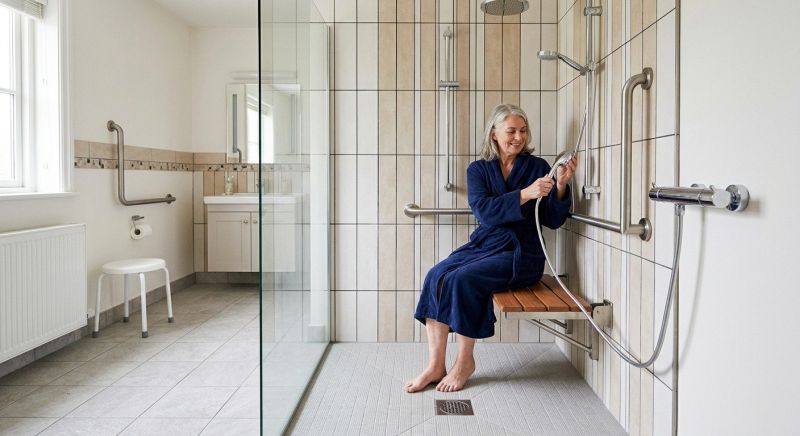 Handicap Shower Installation in Framingham, MA